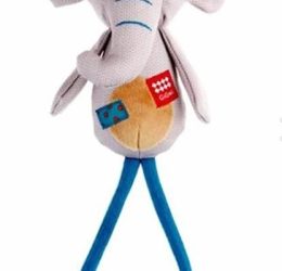Gigwi Plush Friendz Öten Fil Diş Kaşıyıcılı Köpek Oyuncağı