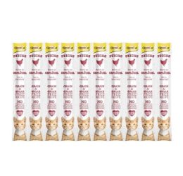 GimCat Sticks Kümes Hayvanlı Kedi Ödül Çubuğu 50gr (10’lu)