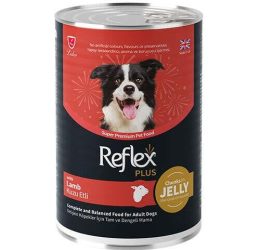 Reflex Plus Jöle İçinde Perçacıklı Kuzu Etli Köpek Konservesi 400 Gr
