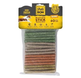 Delibon Deri Munchy Çubuk Orta Boy 60Li Paket Karışık Renk Kalınx60Ad.
