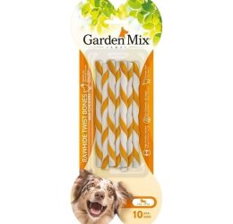 Garden Mix Tavuklu Burgu Deri Çubuk – 10’lu (Twist Bones)