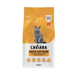 Caviara Kısırlaştırılmış Tavuklu Yetişkin Kedi Maması 1.5 Kg