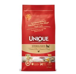 Unique Tavuklu Düşük Tahıllı Sterilised Kedi Maması 1,5 kg
