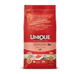 Unique Somonlu Düşük Tahıllı Sterilised Kedi Maması 1,5 kg