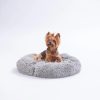 Pawstar Donut Kedi Köpek Yatağı Gri ( Medium ) 55Cm