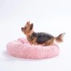 Pawstar Donut Kedi Köpek Yatağı Pembe ( Small ) 45 Cm