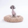Pawstar Donut Kedi Köpek Yatağı Bej ( Large ) 65Cm